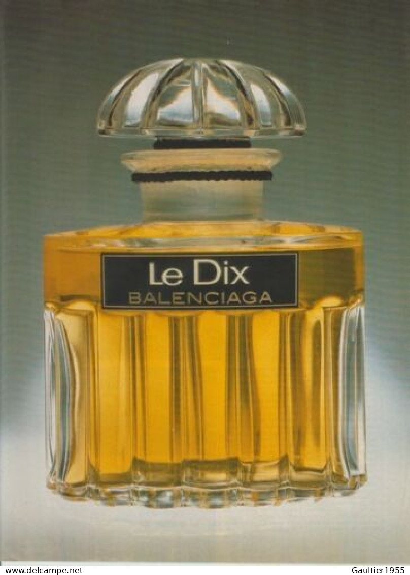 Publicité Papier - Advertising Paper - Le Dix De Balenciaga - Publicités Parfum (journaux)