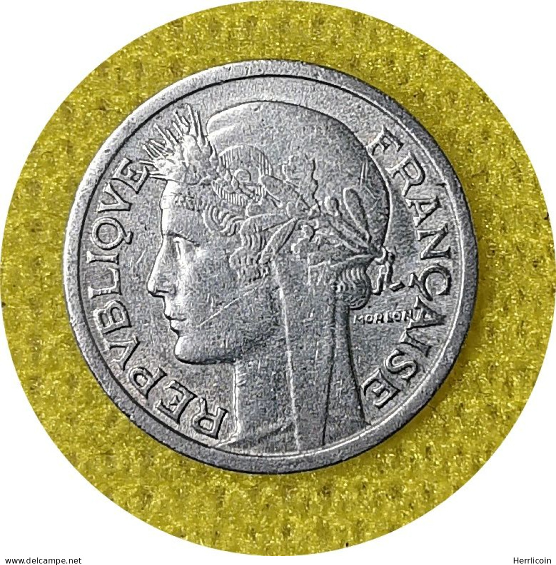 Monnaie France - 1948 "B" - 1 Franc Morlon Aluminium, Légère (1,3g) - 1 Franc