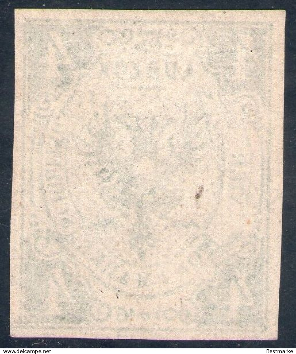 Lübeck Nr. 5 - 4 Shilling Grün - Ungebraucht O. G. - Pracht - Luebeck