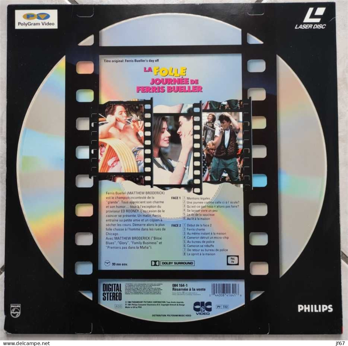 La Folle Journée De Ferris Bueller (Laserdisc / LD) - Otros