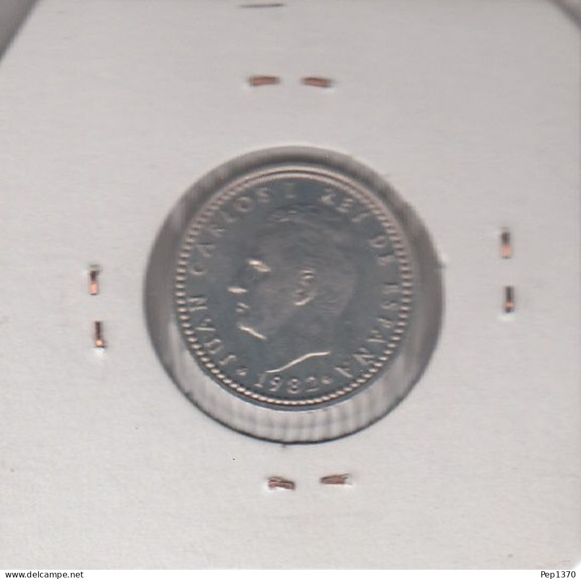 MONEDA DE 1 PESETA DE 1982 - ALUMINIO - SIN CIRCULAR - 1 Peseta