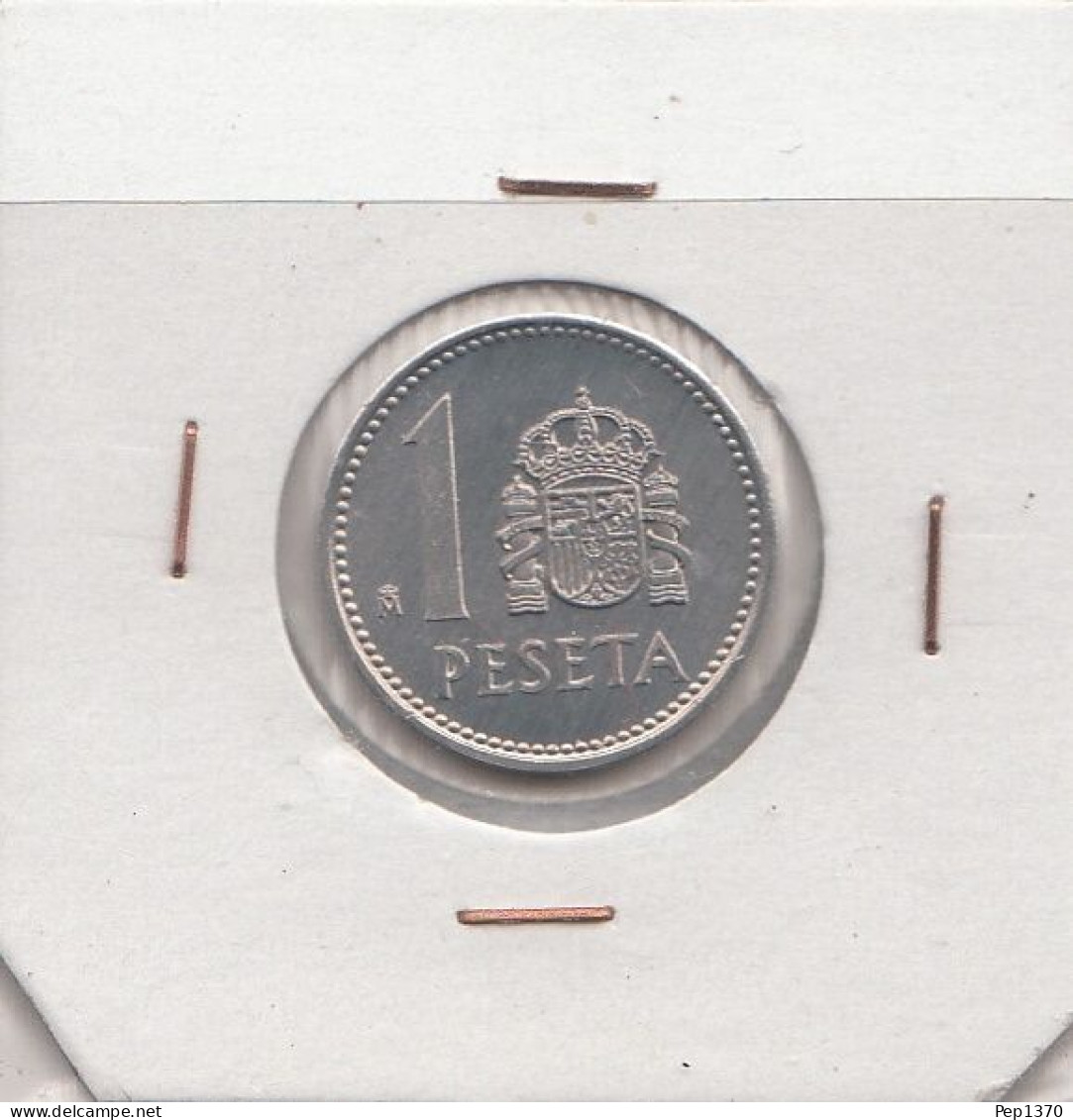 MONEDA DE 1 PESETA DE 1982 - ALUMINIO - SIN CIRCULAR - 1 Peseta