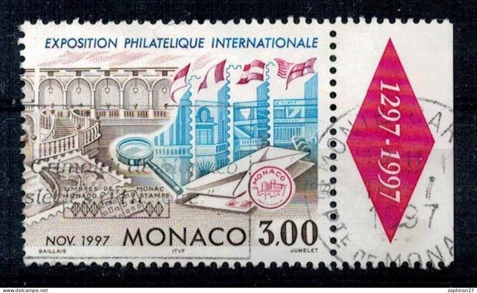 1997 EXPO PHILATELIQUE MONACO OBLITERE  #234# - Gebruikt