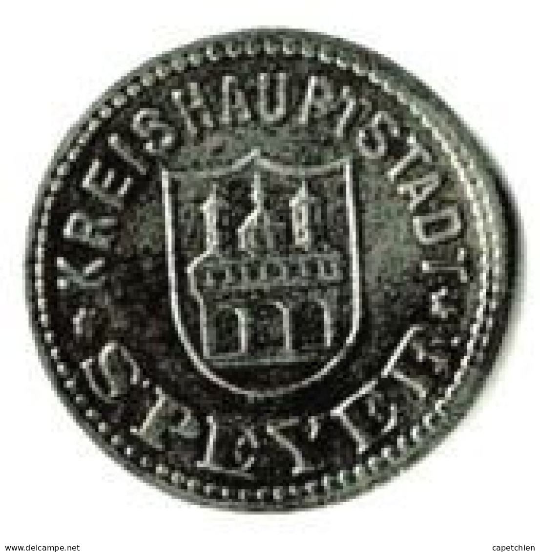 ALLEMAGNE / NOTGELD / KREISHAUPTSADT SPEYER 1917/ 10 PFENNIG / ZINC / 20.2 Mm / 1.61 G / ETAT SUP - Monétaires/De Nécessité