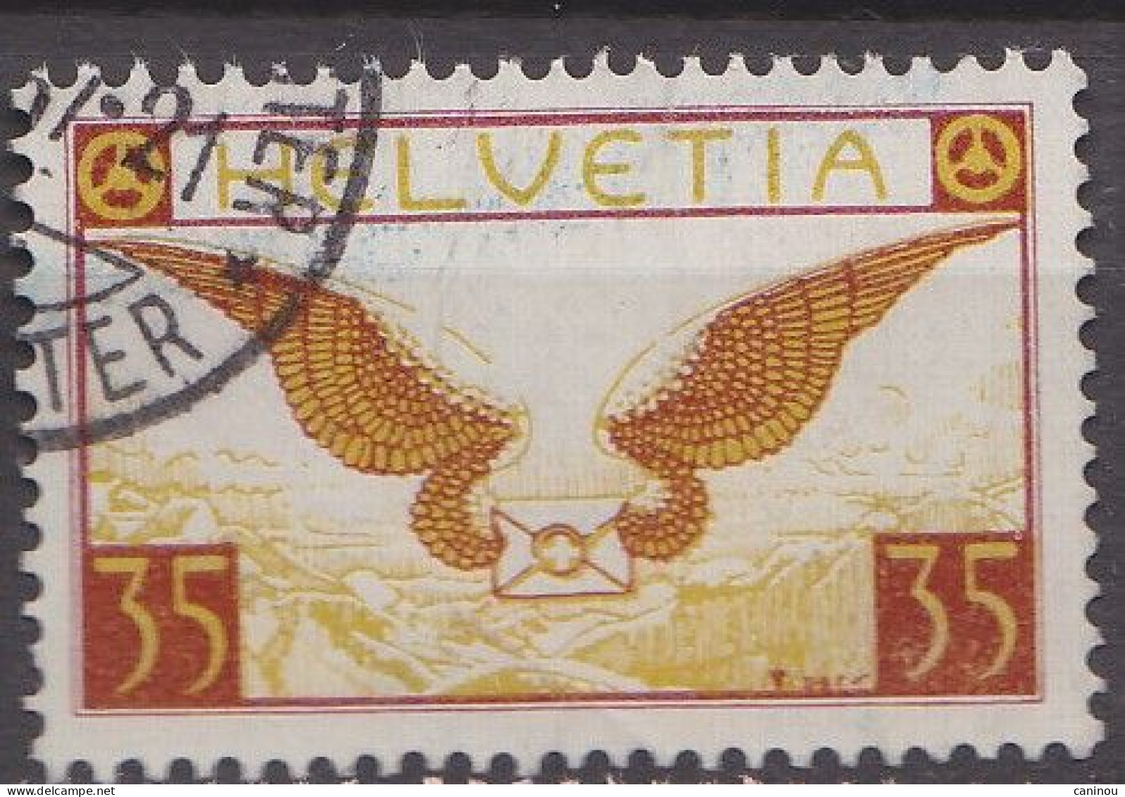 SUISSE   Y & T PA 13 35 C 1929 OBLITERE - Used Stamps