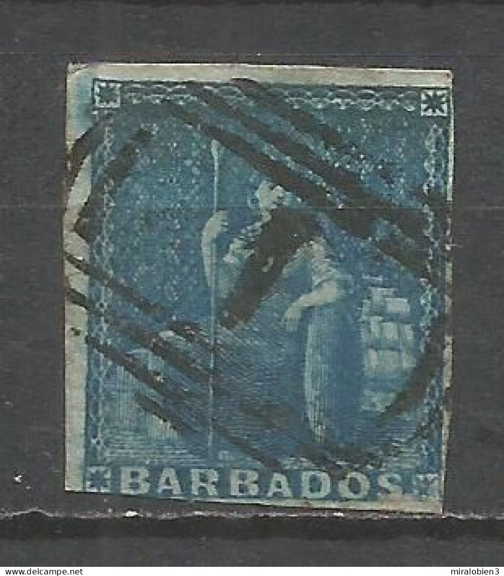BARBADOS YVERT NUM. 2 USADO - Barbados (...-1966)