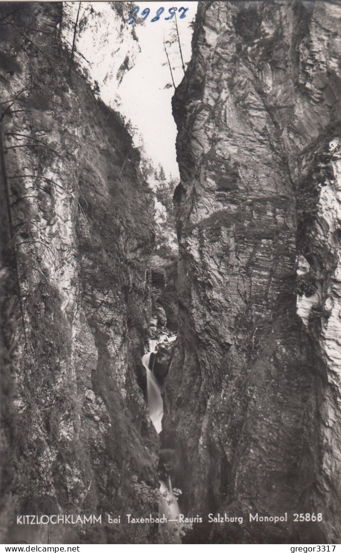 E2103) 7 Stück Schöne Verschiedene Und Alte S/W FOTO AK - TAXENBACH RAURIS - KITZLOCHKLAMM - - Rauris