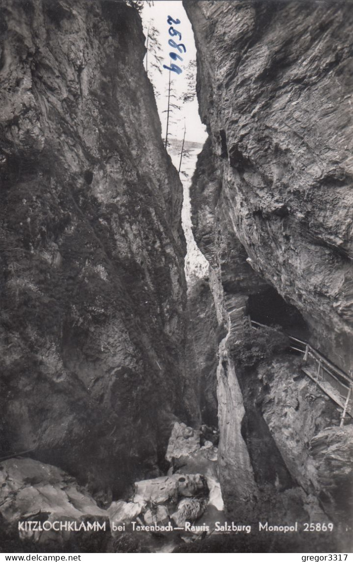 E2103) 7 Stück schöne verschiedene und alte S/W FOTO AK - TAXENBACH RAURIS - KITZLOCHKLAMM -