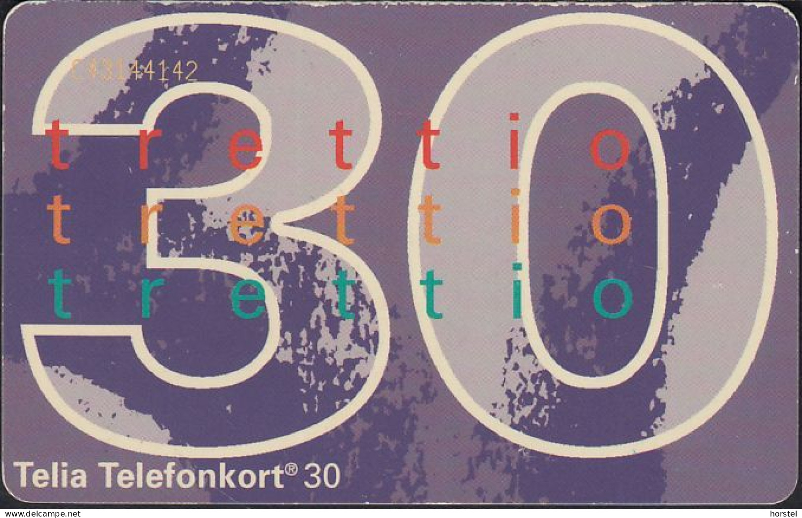 Schweden Chip 053 (60111/003) New Definitive Card 30 Units - BN On Front - C43144142 - SC7 - Suecia