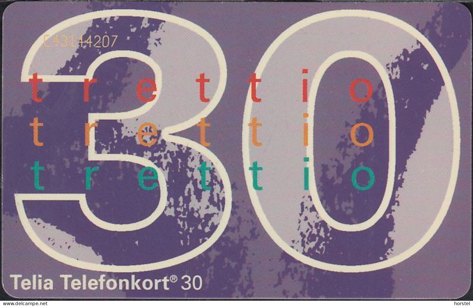 Schweden Chip 053 (60111/003) New Definitive Card 30 Units - BN On Front - C43144207 - SC7 - Svezia