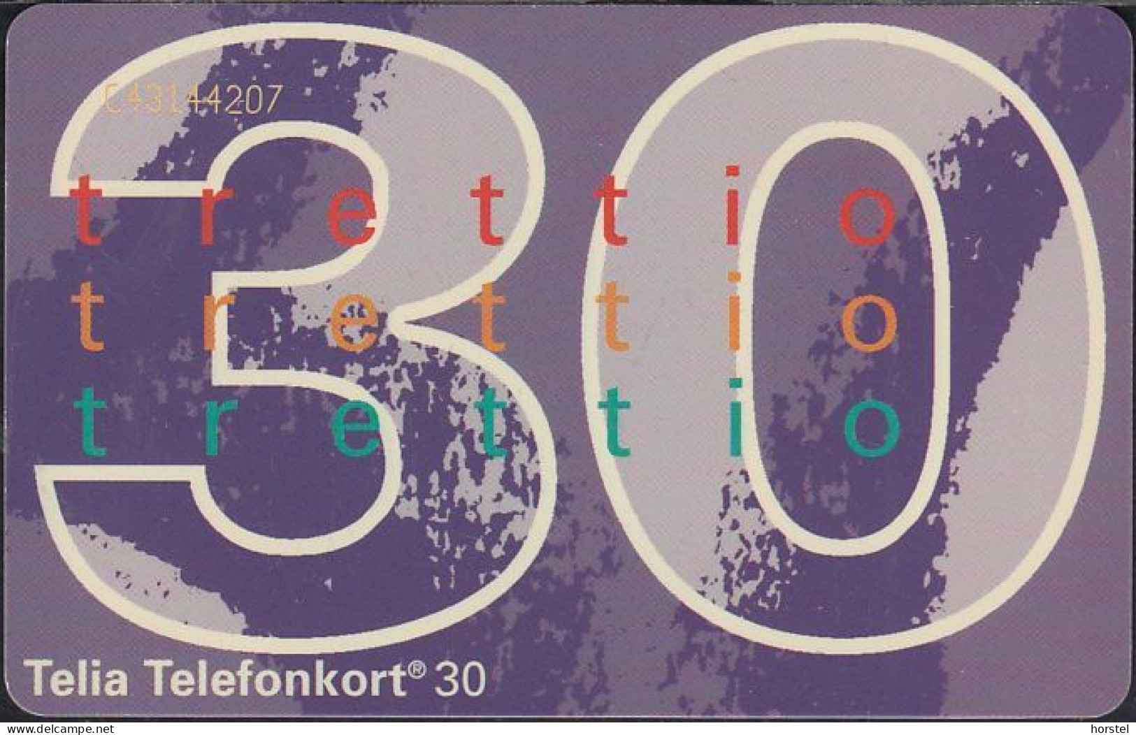 Schweden Chip 053 (60111/003) New Definitive Card 30 Units - BN On Front - C43144207 - SC7 - Suecia