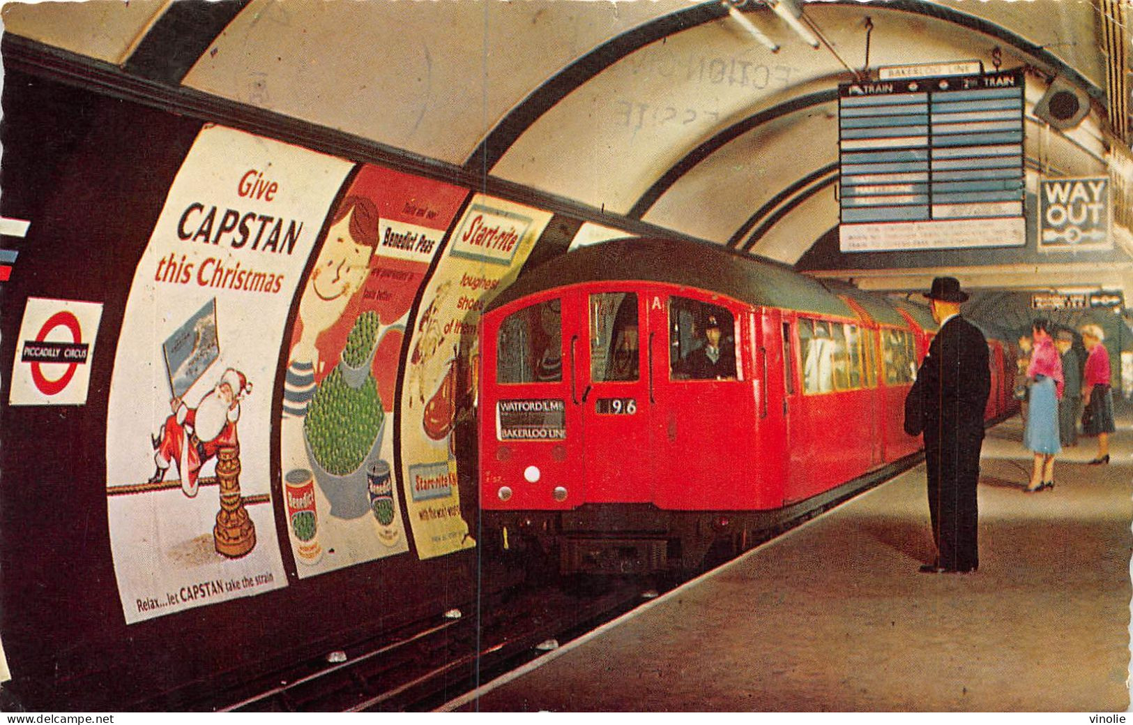 PIE-23-GOLL. 8239 : METRO LONDON  AFFICHES MURALES PUBLICITAIRES - Métro