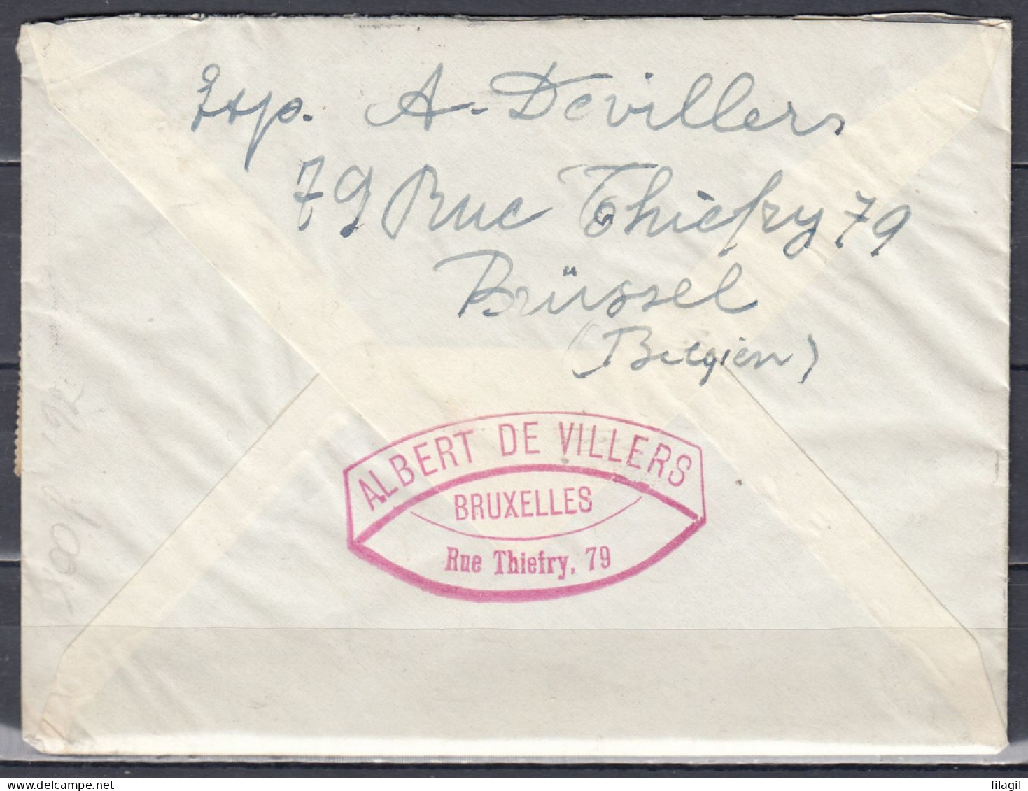 Brief Van Bruxelles (Nord) Brussel (Noord) G Naar Solingen - 1932 Ceres Und Mercure