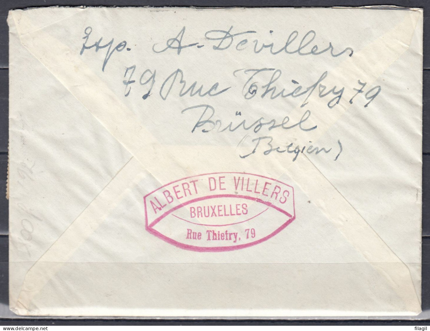 Brief Van Bruxelles (Nord) Brussel (Noord) G Naar Solingen - 1932 Ceres And Mercurius