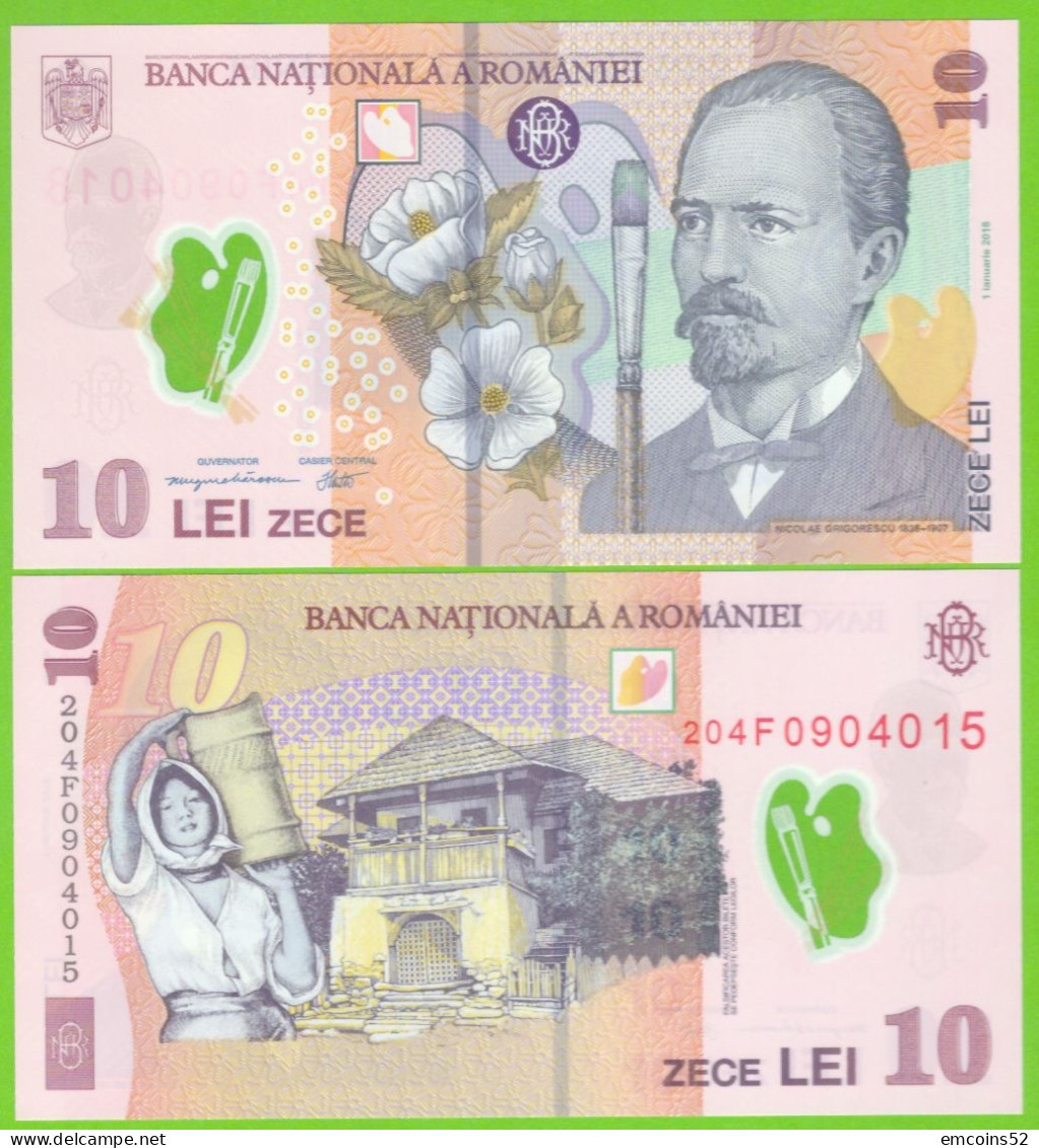 ROMANIA 10 LEi 2018/2020 P-119 UNC - Roumanie