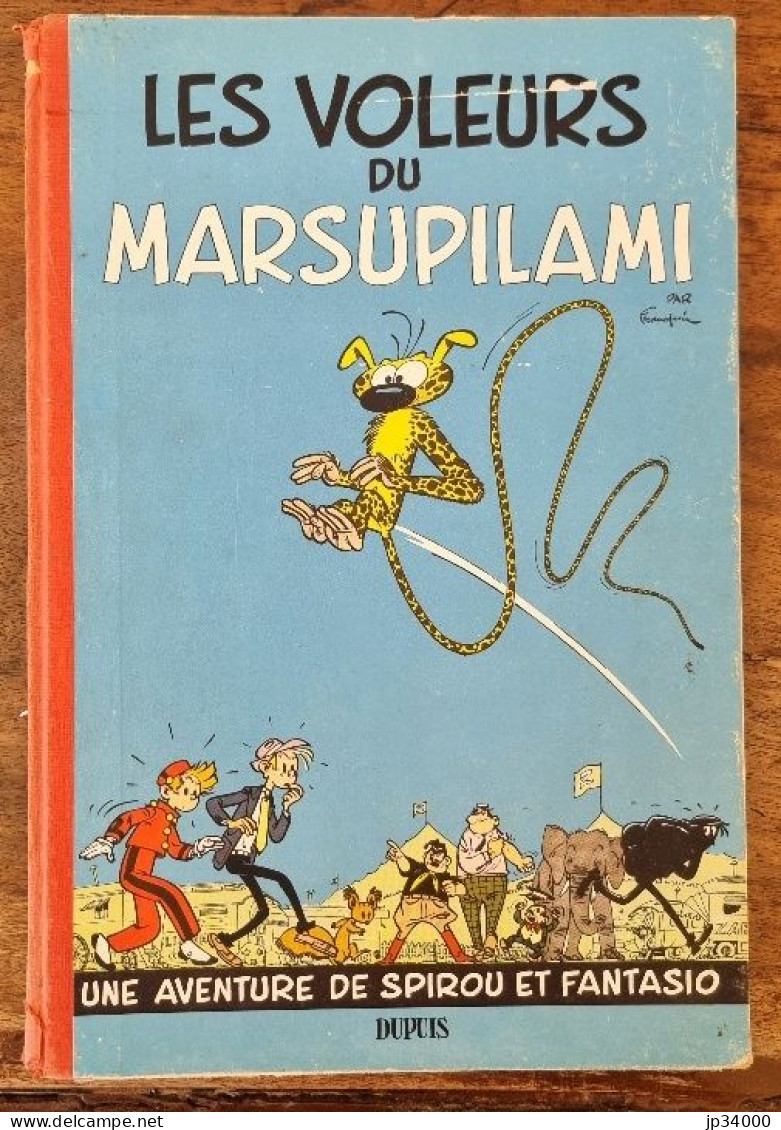 SPIROU Et FANTASIO: Les Voleurs Du Marsupilami (Dupuis EO Belge 1954) Dos Papier - Spirou Et Fantasio