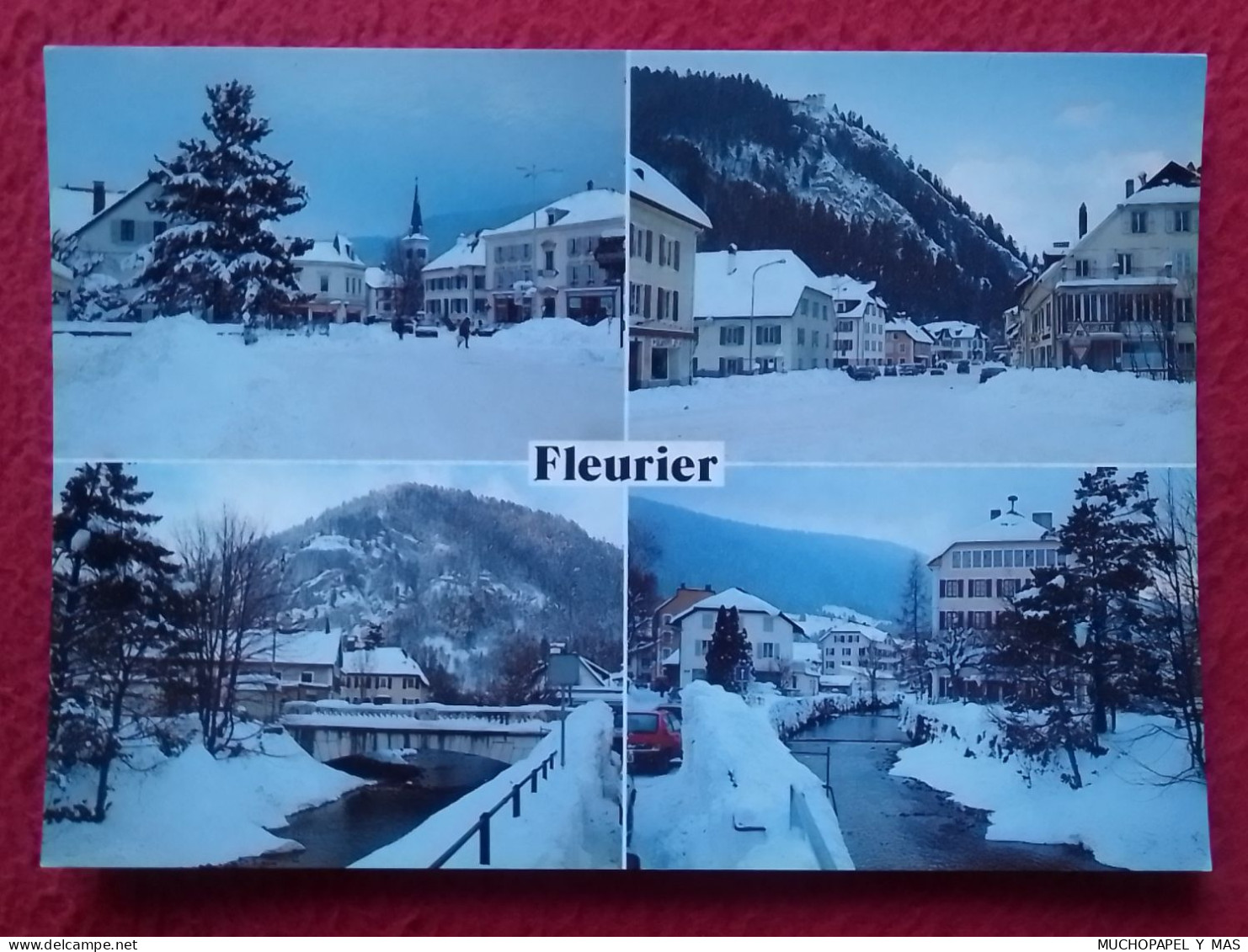 POSTAL CARTE POSTALE POST CARD SUIZA SUISSE SWITZERLAND FLEURIER VISTAS VUES VIEWS...POSTKARTE..CARTOLINA.. - Fleurier