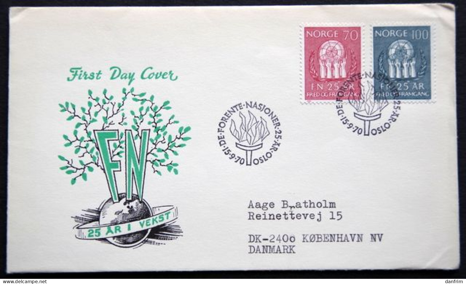 Norway 1969  (uno) Minr.611-12  FDC  (  Lot  1647 ) - FDC