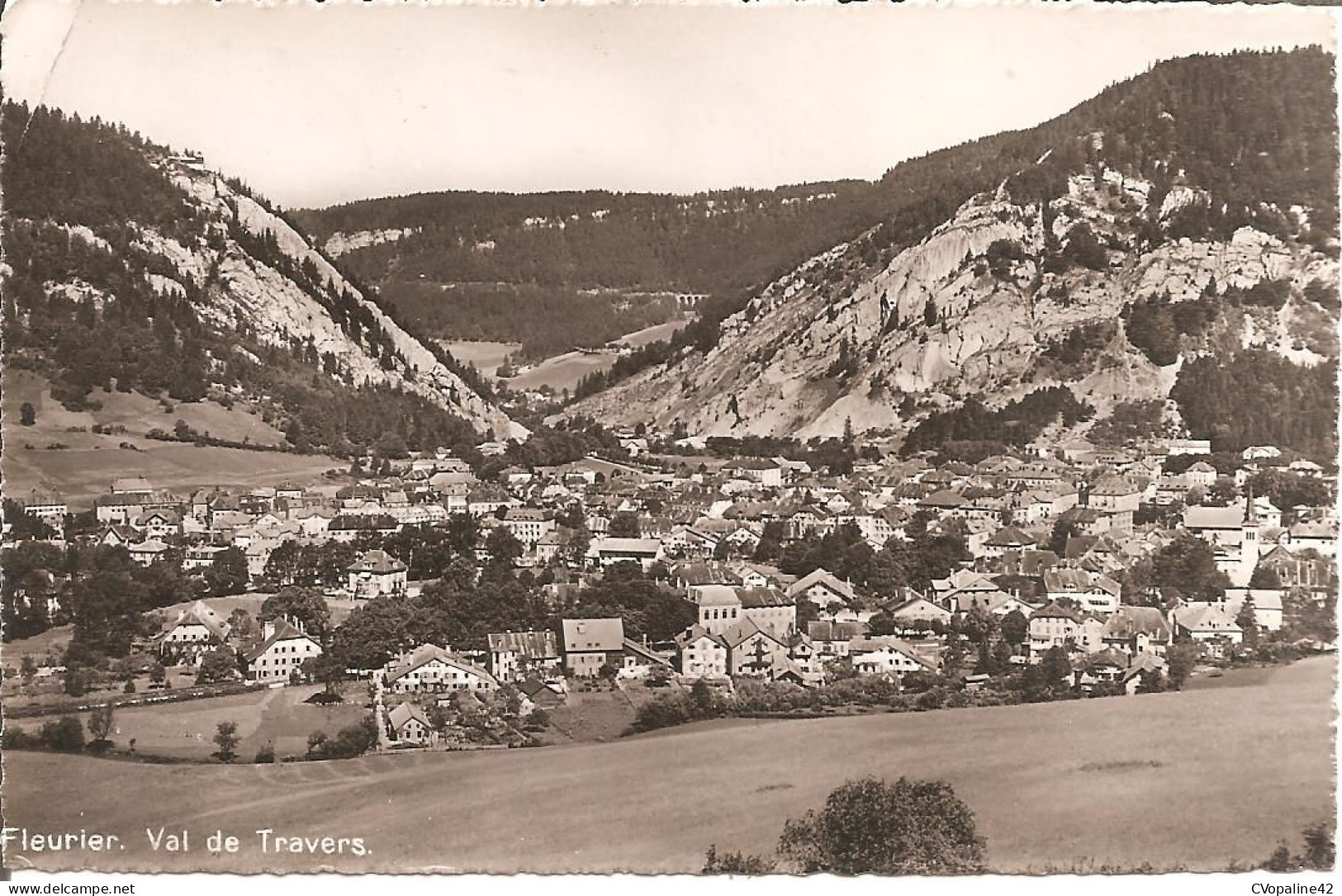 FLEURIER (Neuchâtel-NE) Val De Travers En 1951  CPSM  PF - Travers