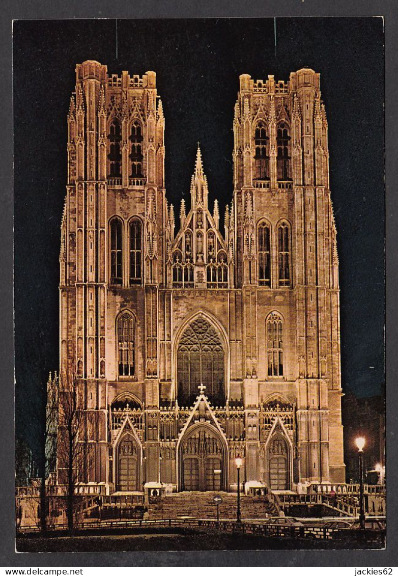 104104/ BRUXELLES, Cathédrale Saints-Michel-et-Gudule - Brussels By Night