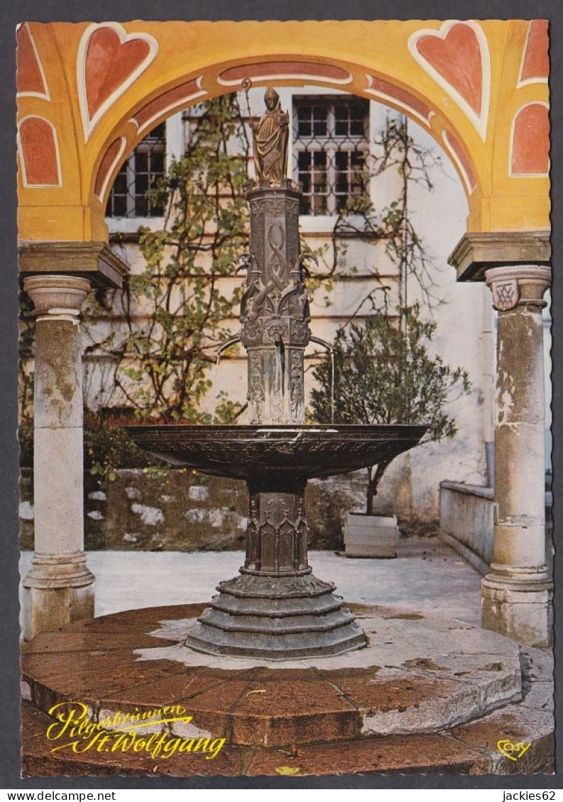 126320/ ST. WOLFGANG, Pilgerbrunnen Im Hof Der Wallfahrtskirche - St. Wolfgang