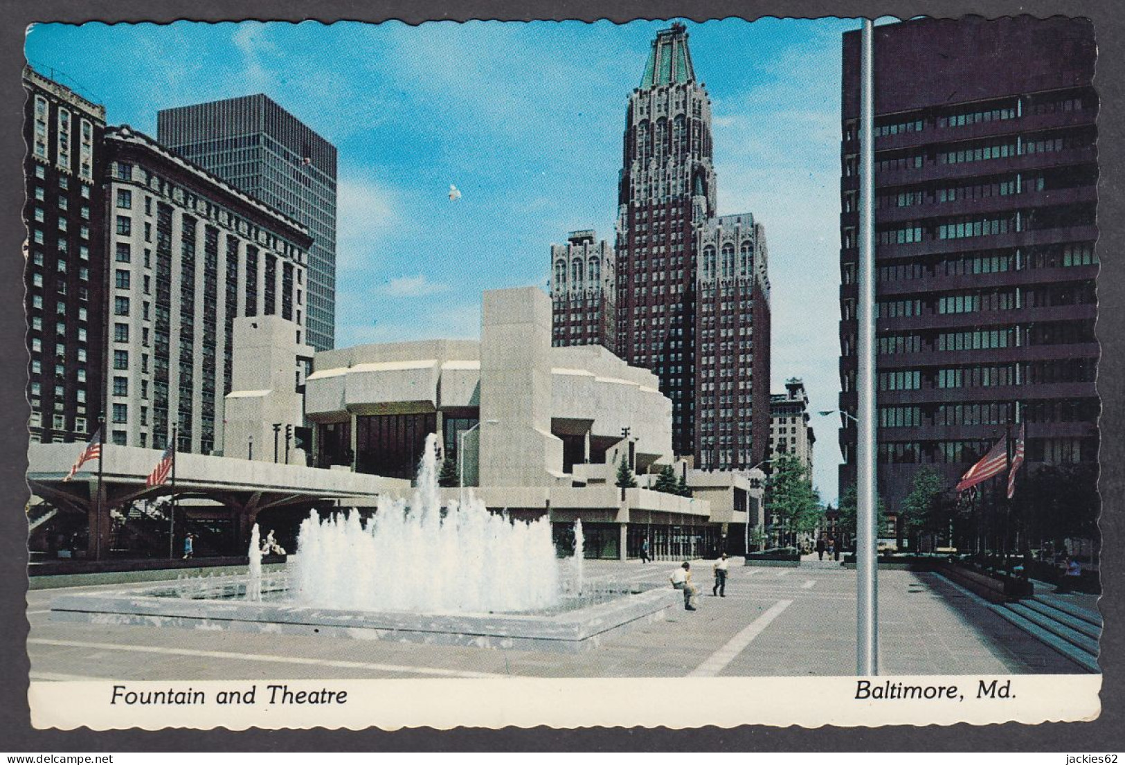 115059/ BALTIMORE, Fountain And Theater - Baltimore