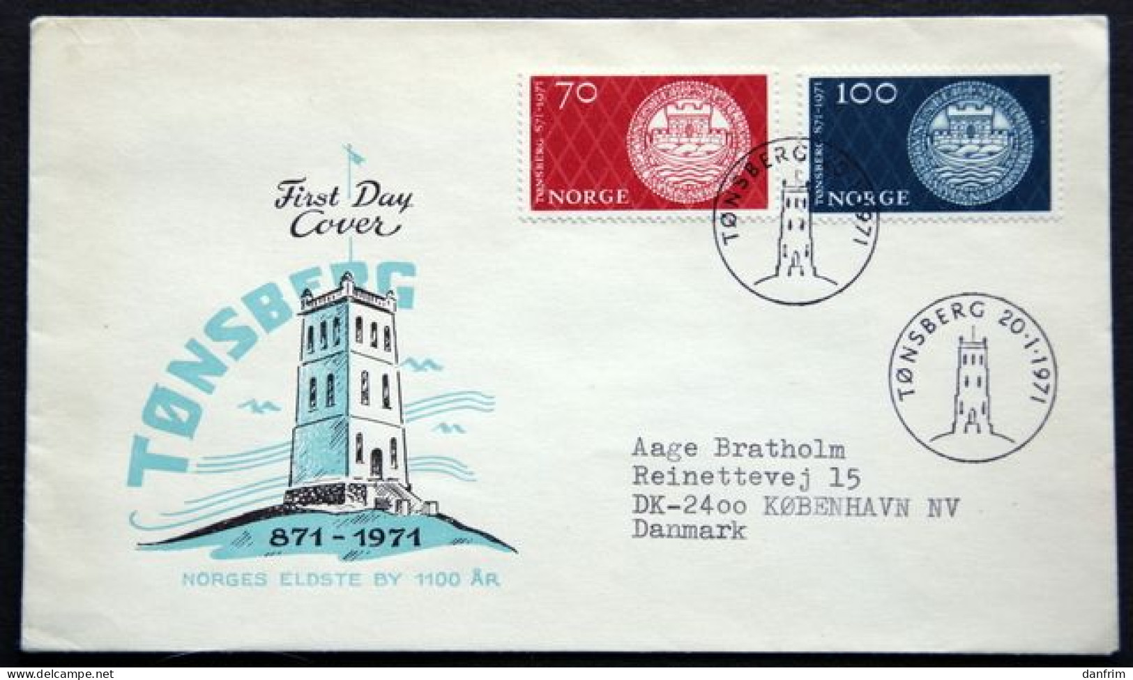 Norway 1971   MiNr.619-20  FDC (lot 1918 ) - FDC