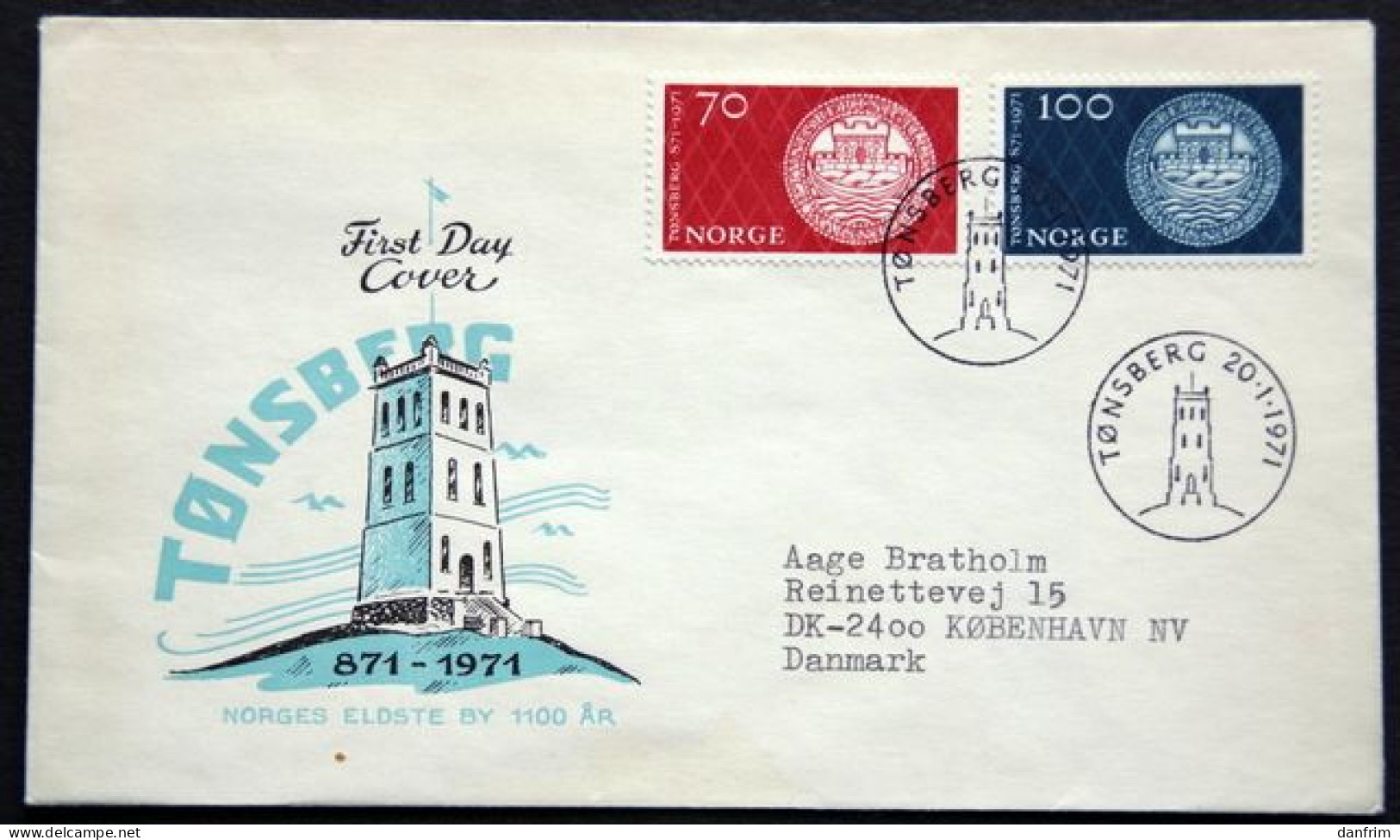 Norway 1971   MiNr.619-20  FDC (lot 1952 ) - FDC