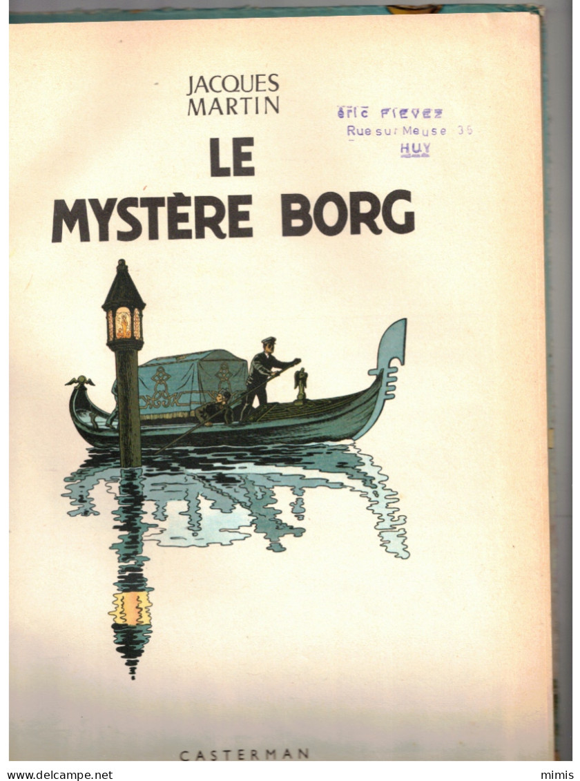 LEFRANC             Le Mystère Borg       E.O. 1965