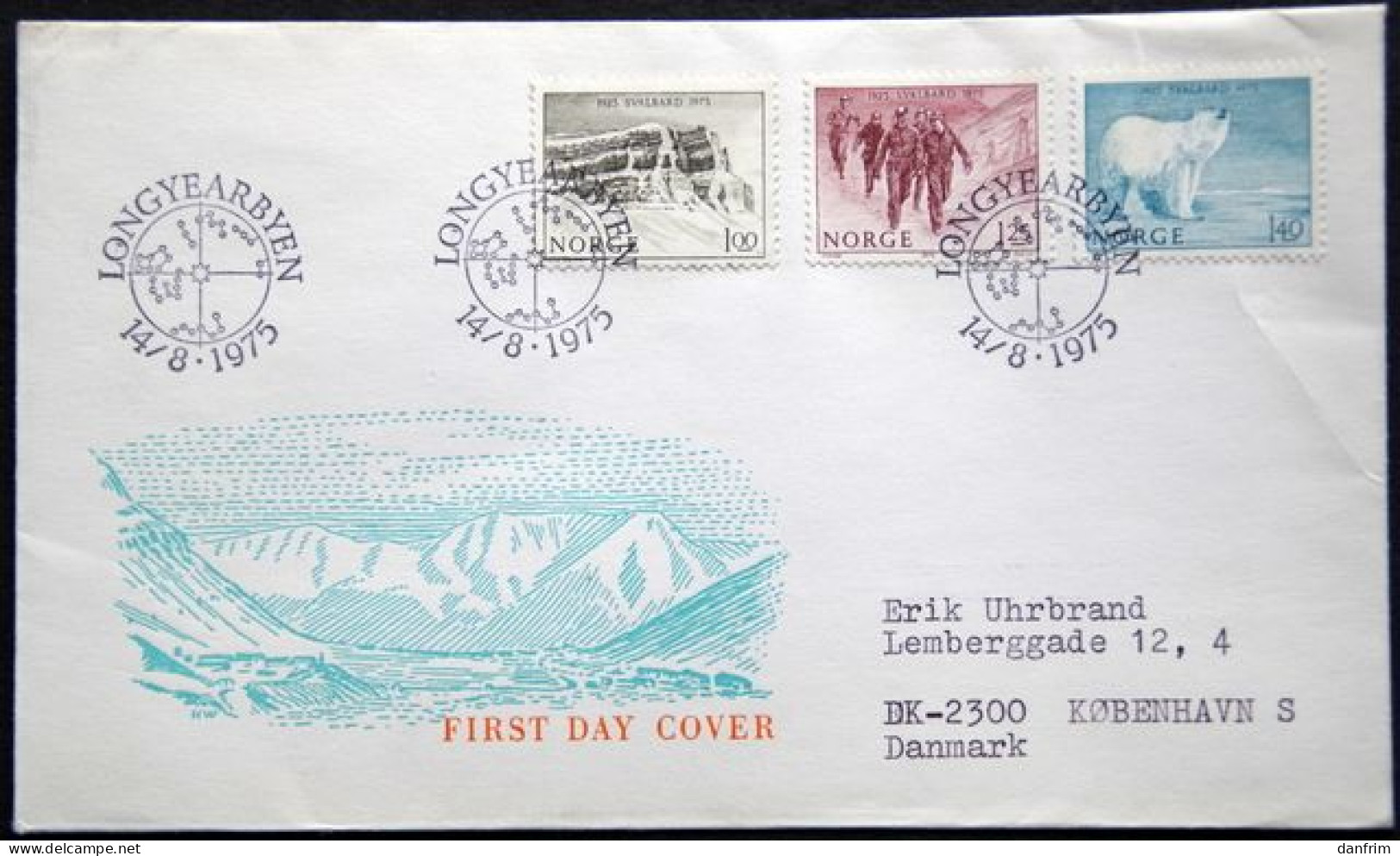 Norway 1975   MiNr.709-11 FDC (lot  1918) - FDC