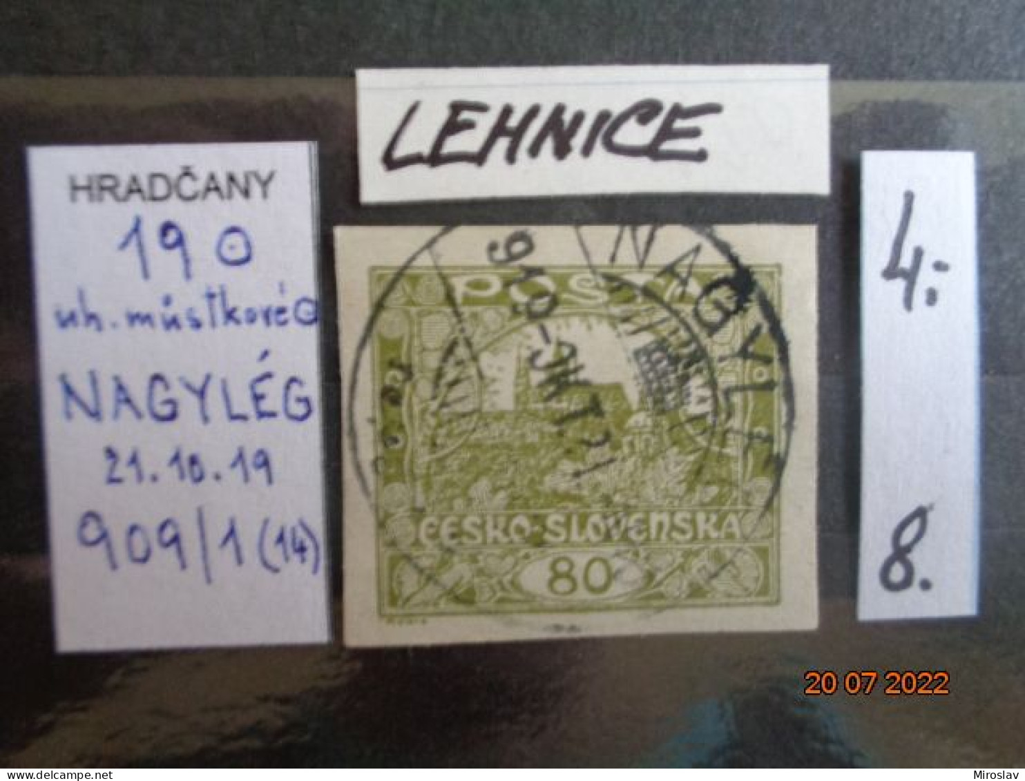 ČESKOSLOVENSKO - LEHNICE - Unused Stamps