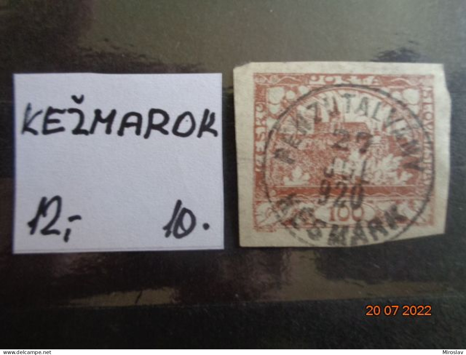 ČESKOSLOVENSKO - KEŽMAROK - Unused Stamps