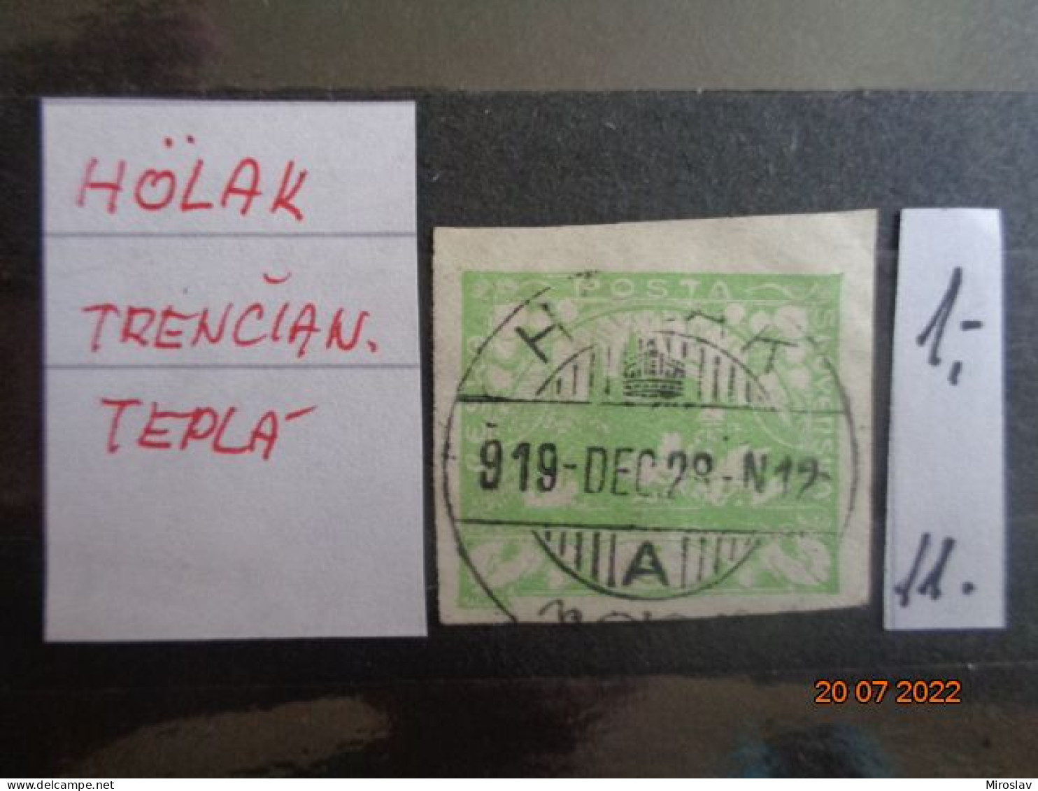 ČESKOSLOVENSKO - TRENČIANSKA TEPLÁ - Unused Stamps