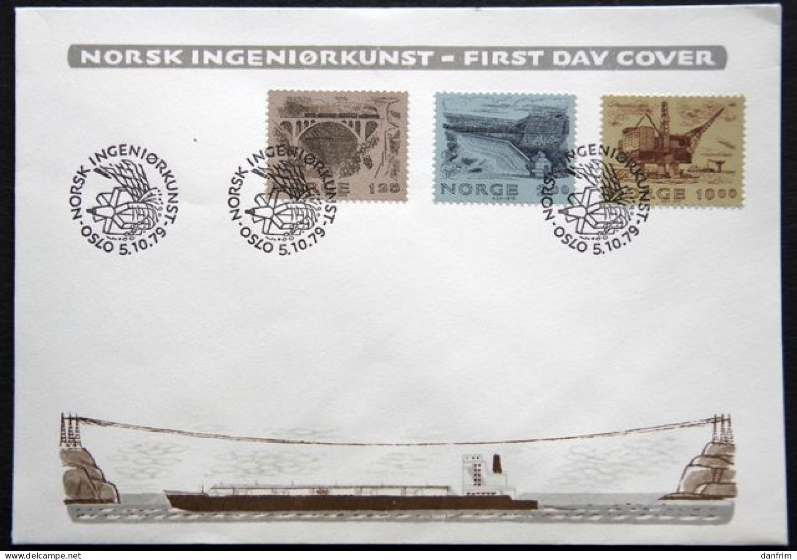 Norway 1979  Norwegian Engineering  MiNr.803-04  (lot 2275 ) - FDC