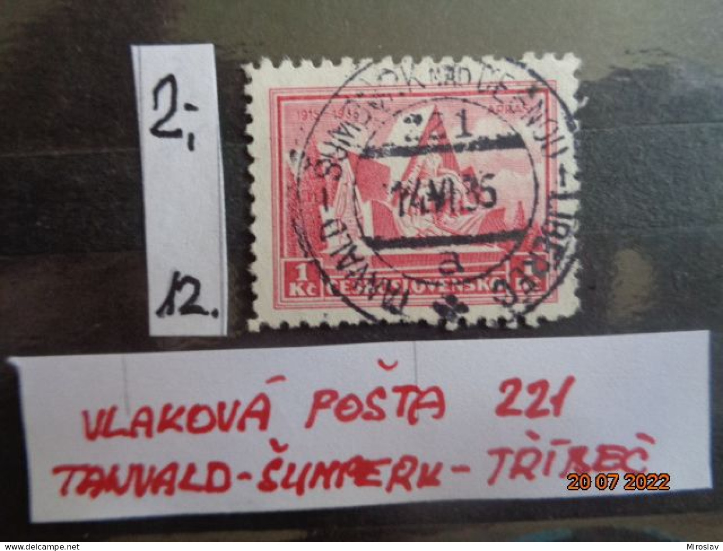 ČESKOSLOVENSKO - TANVALD - ŠUMPERK - TREBÍČ - Unused Stamps