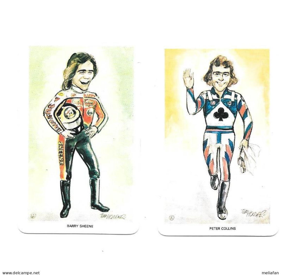 BM43 - IMAGES VENORLANDUS - MOTOCYCLISME - PETER COLLINS - BARRY SHEENE - Car Racing - F1