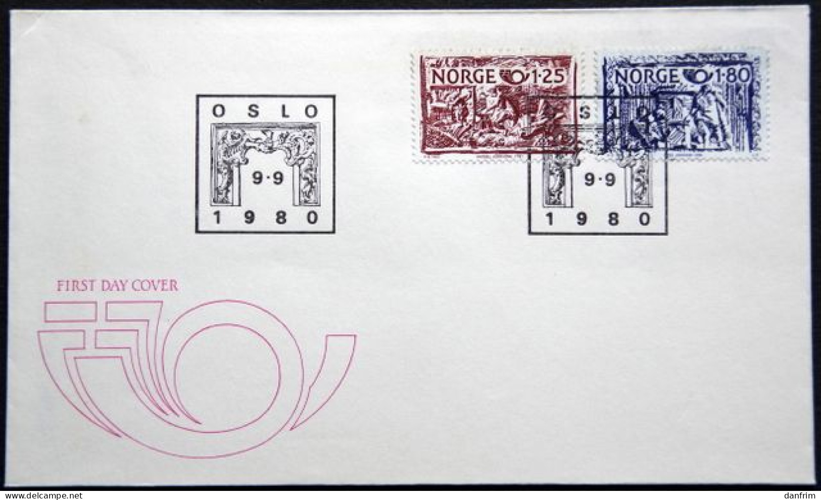 Norway 1980 NORDEN  MiNr.821-22   (lot 2275 ) - FDC