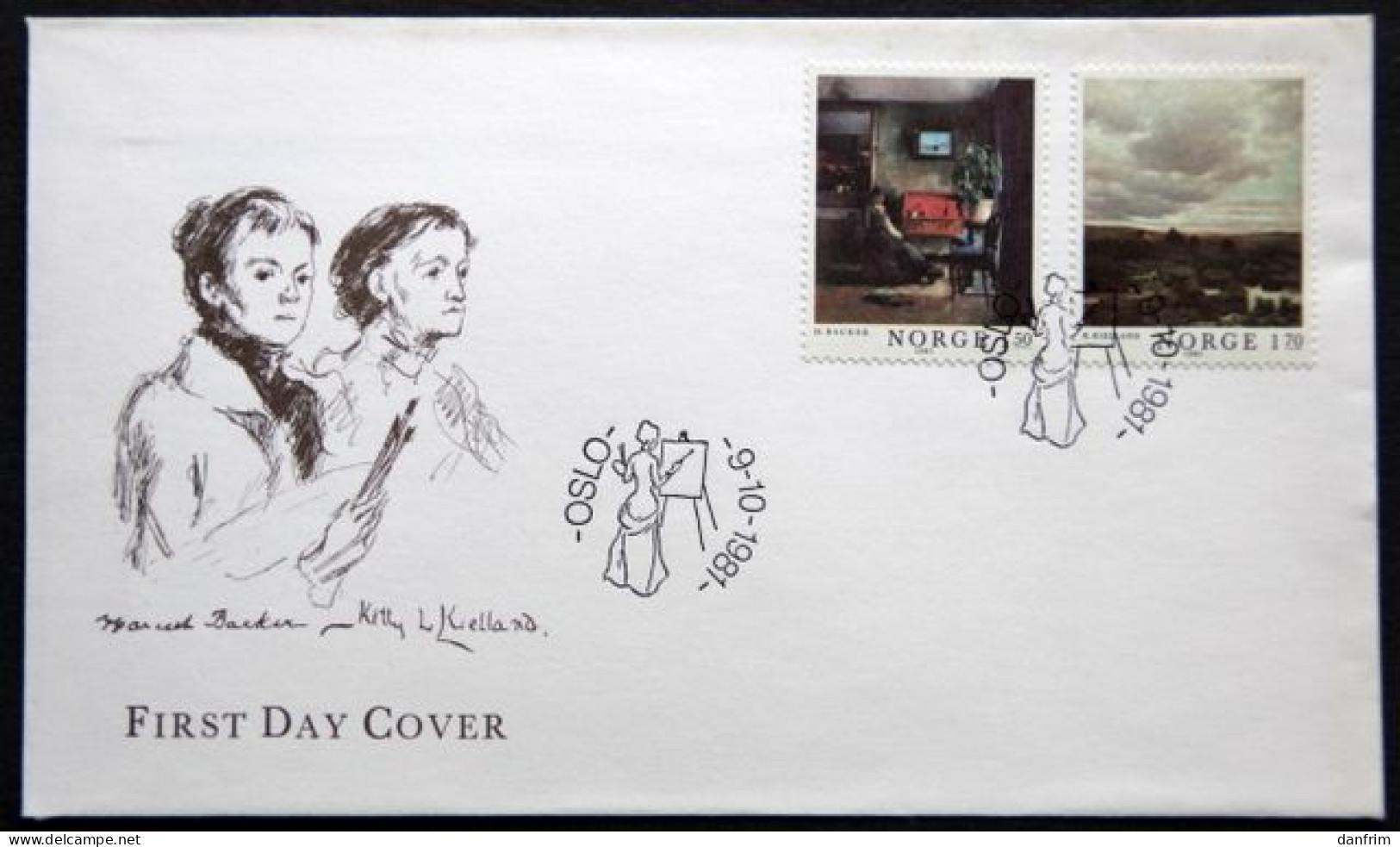 Norway  1981 Paintings  Minr.847-48  FDC  (  Lot 2158 ) - FDC