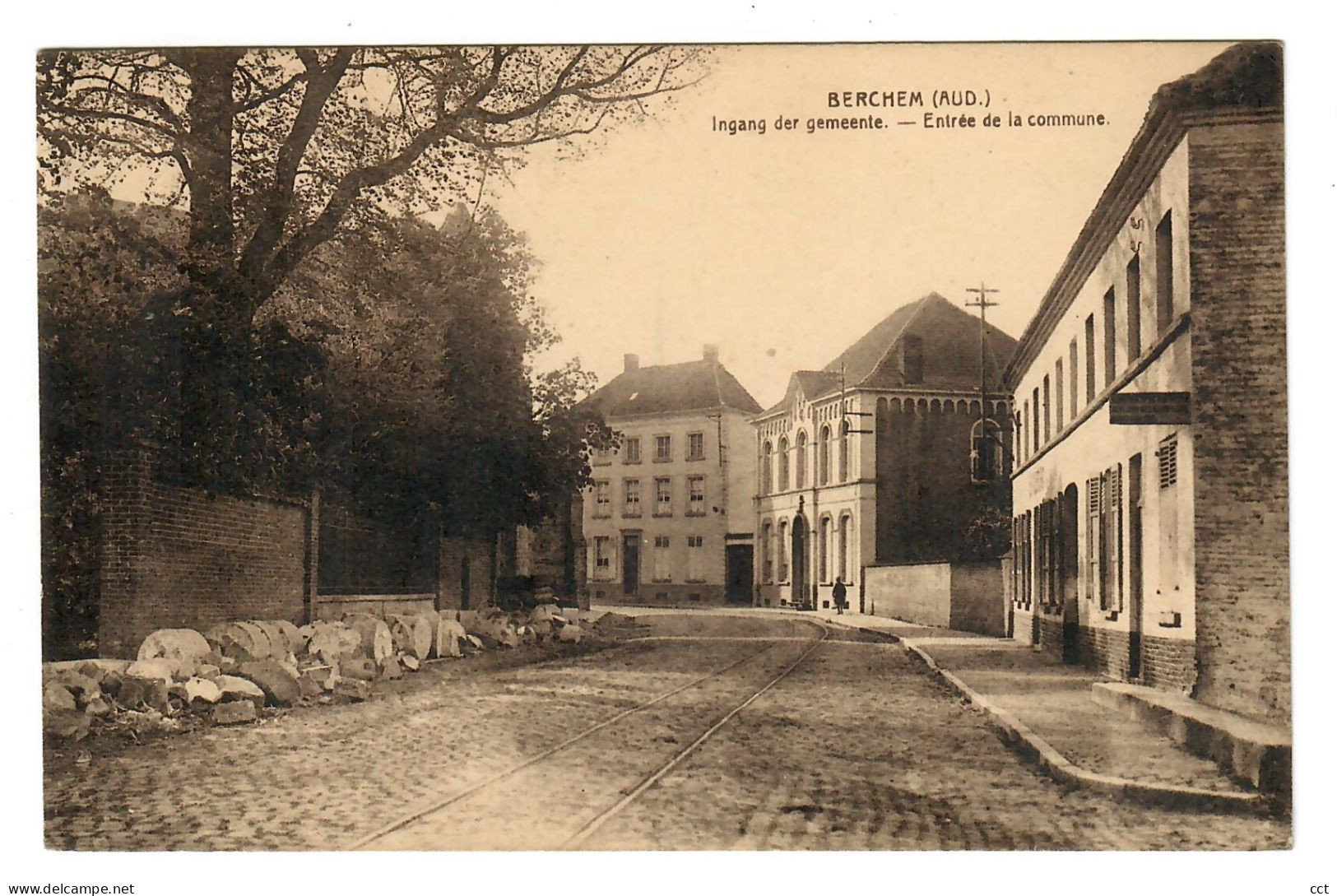 Berchem  Oudenaarde   Ingang Der Gemeente - Entrée De La Commune - Oudenaarde