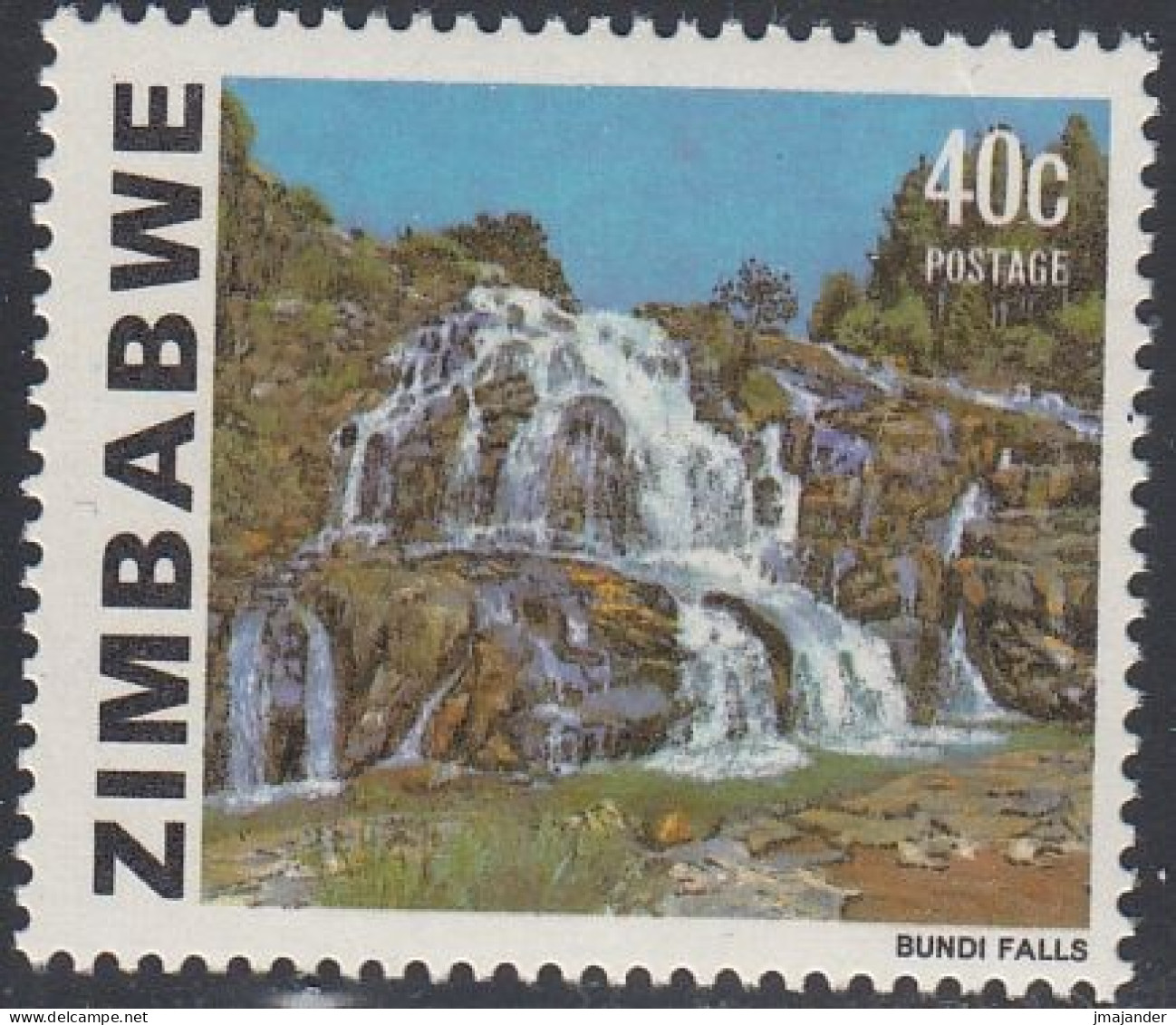 Zimbabwe 1983 - Definitive Stamp: Bundi Waterfalls - Mi 271 ** MNH [1822] - Zimbabwe (1980-...)