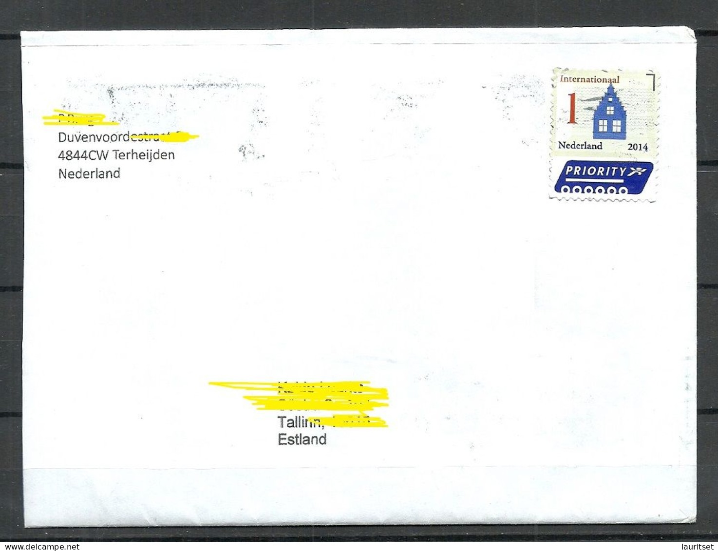 NEDERLAND Netherlands 2023 Cover To Estonia - Lettres & Documents