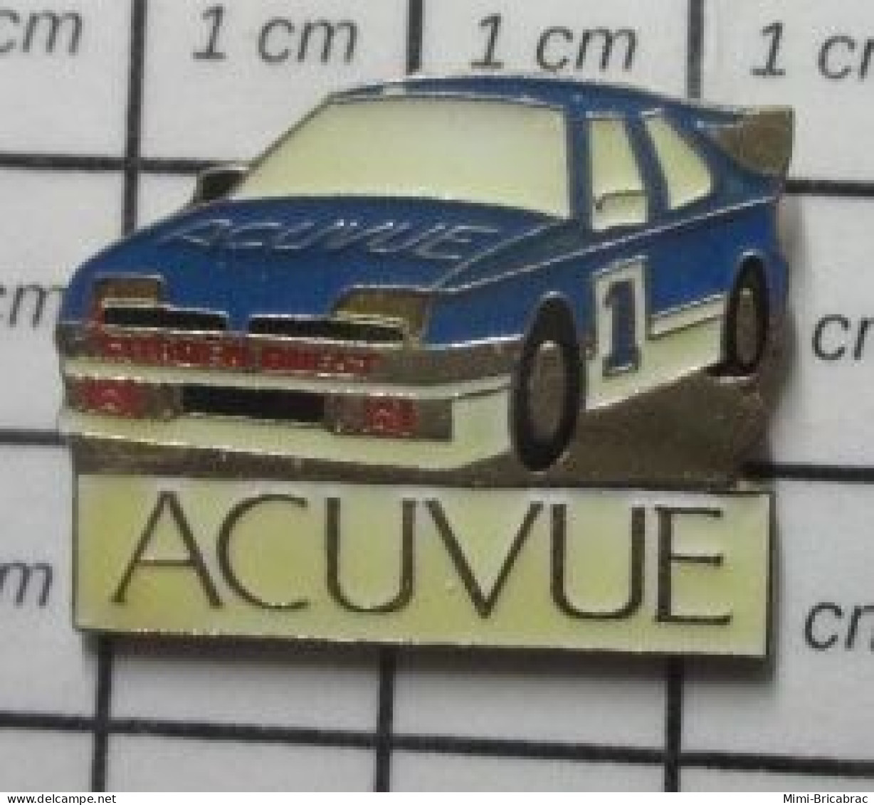 910c Pin's Pins / Beau Et Rare / AUTOMOBILES / VOITURE DE RALLYE ACUVUE - Rally