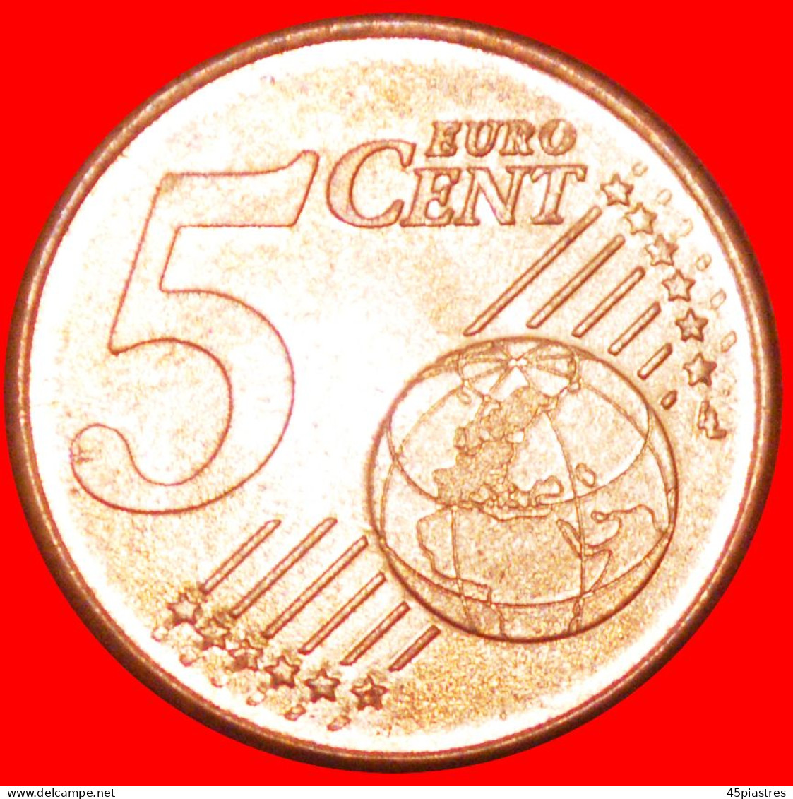 * GREECE (2008-2022): CYPRUS  5 EURO CENTS 2021 MINT LUSTRE! NEW MODIFICATION! · LOW START ·  NO RESERVE! - Chypre