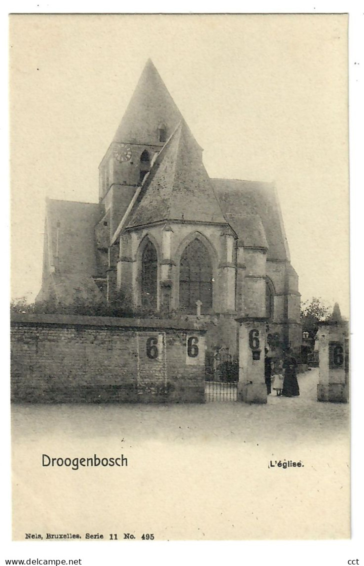 Droogenbosch  Drogenbos    L'église  Edit Nels Bruxelles Serie 11 N° 495 - Drogenbos