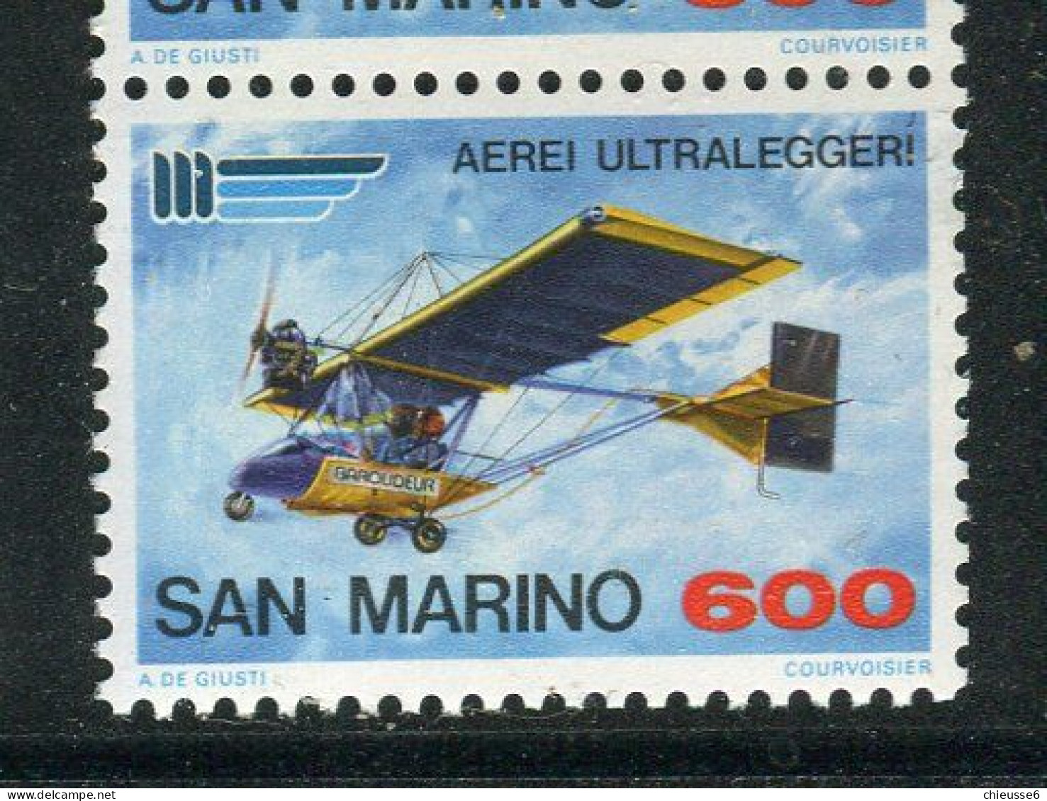 St Marin ** PA 1163 - Avions - Luchtpost