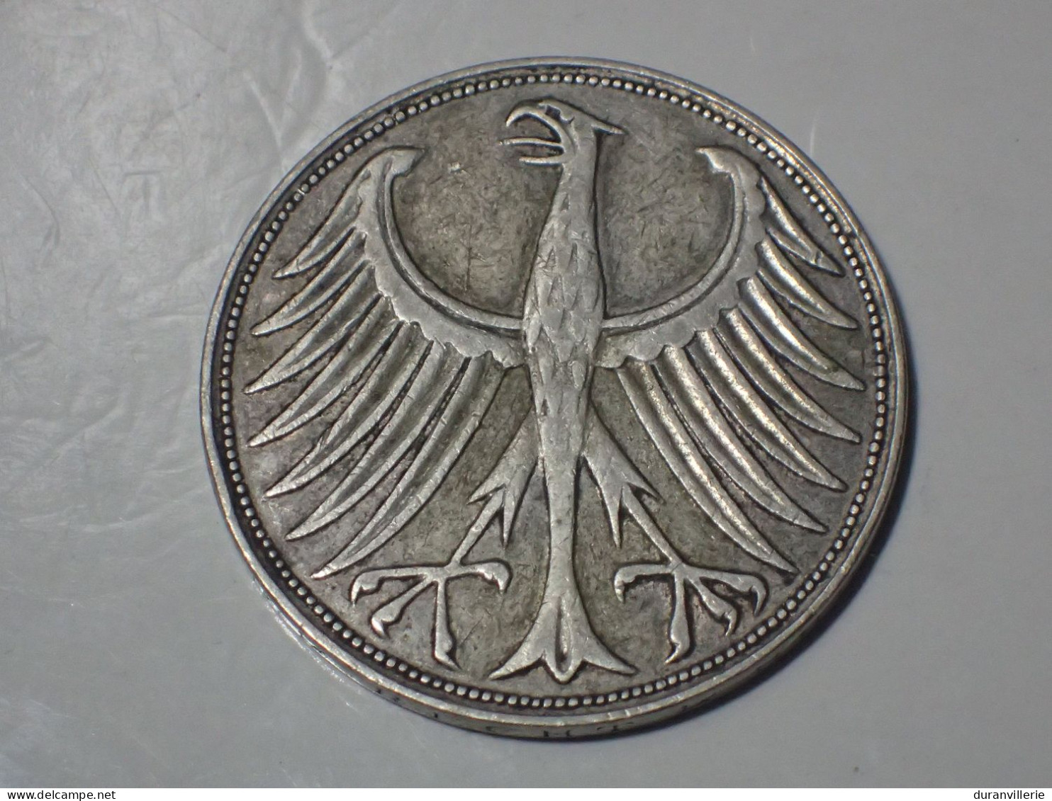 Allemagne Germany - 5 MARK 1951 J Km# 112.1 Argent Silver - 5 Mark