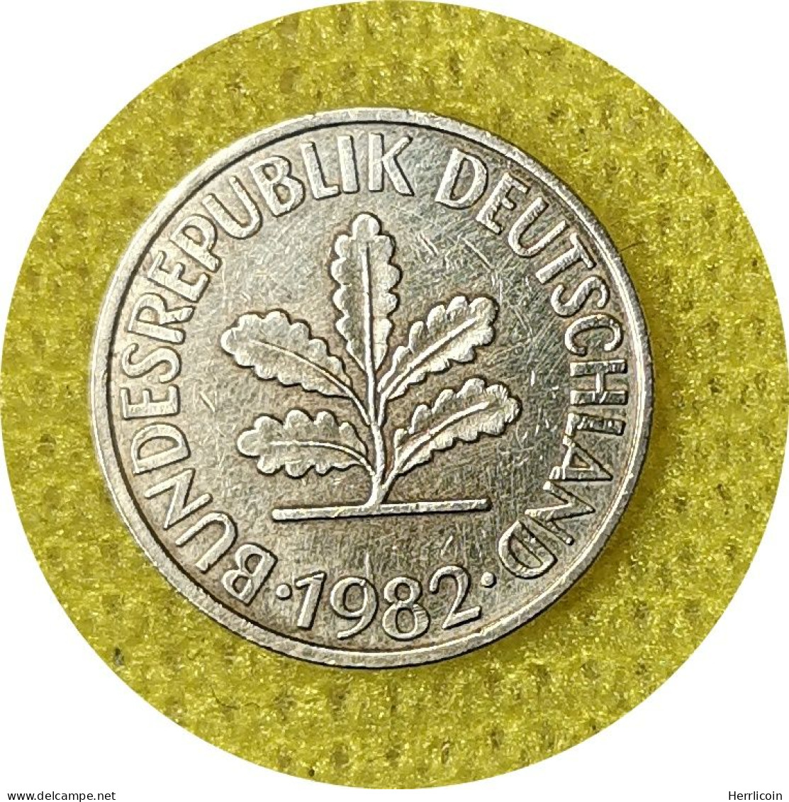 Monnaie Allemagne - 1982 J - 10 Pfennig - 10 Pfennig