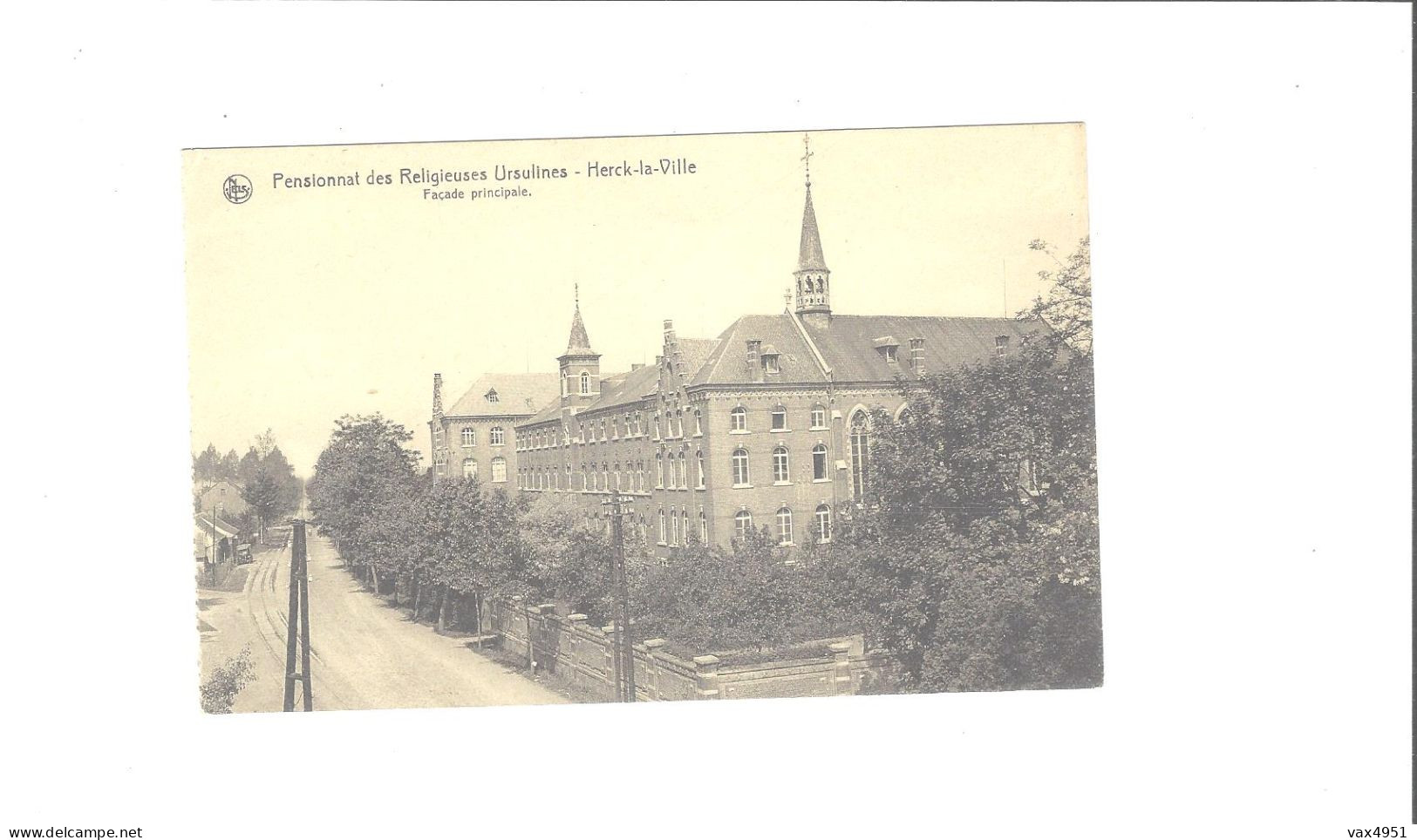 PENSIONNAT DES RELIGIEUSES  URSULINES  HERCK  FACADE PRINCIPALE        ****    RARE    A  SAISIR     **** - Herk-de-Stad