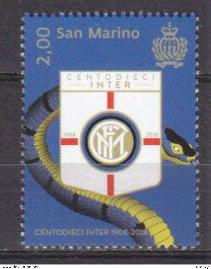 Y8108 - SAN MARINO Unificato N°2592 ** Football - Unused Stamps