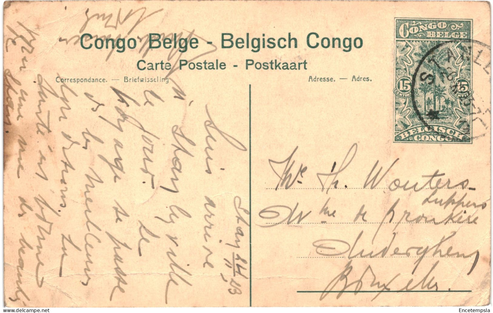 CPA Carte Postale Congo Ex Belge Stanleyville Chute De La Tshopo 1923 VM75787ok - Congo Belge